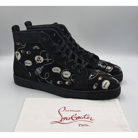 Authentic Christian Louboutin Limited Edition Embroidered Size EU 48; US 15 main image 9